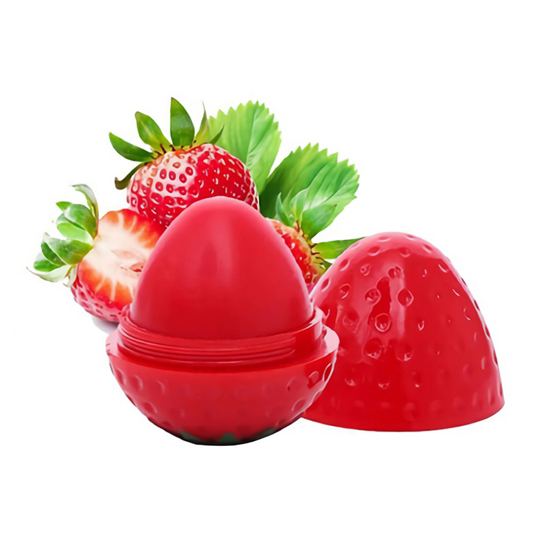 Strawberry Shaped Moisturizing Smooth Lip Balm