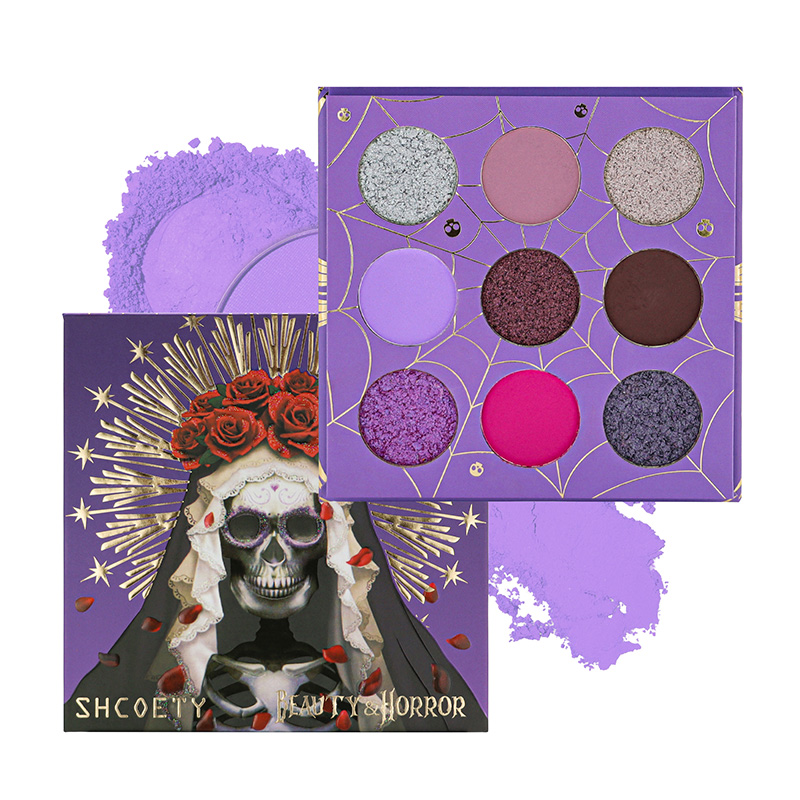 9 Colors Long-lasting Dark Halloween Eyeshadow Palette